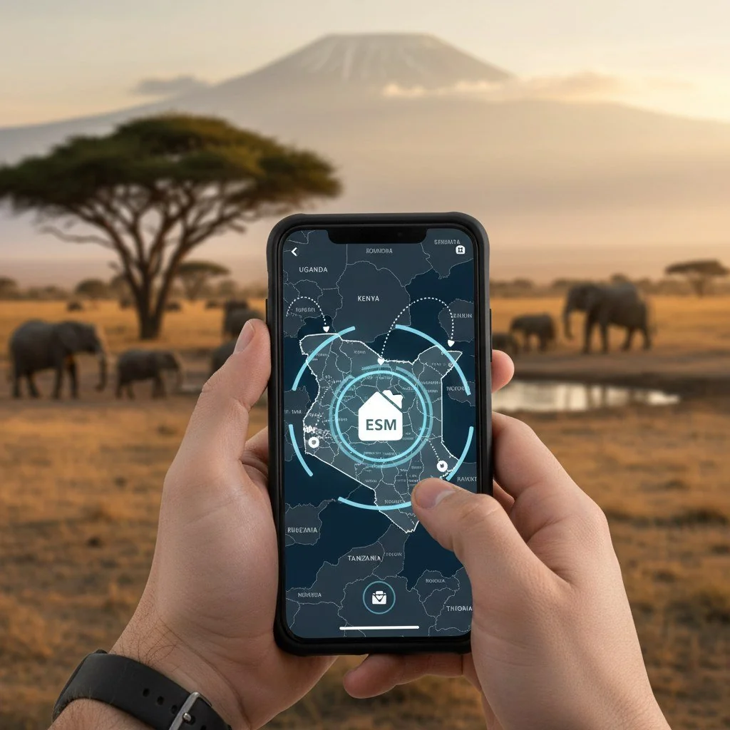 Utvid din Øst-Afrika-reise: eSIM for naboland - Cellesim eSIM
