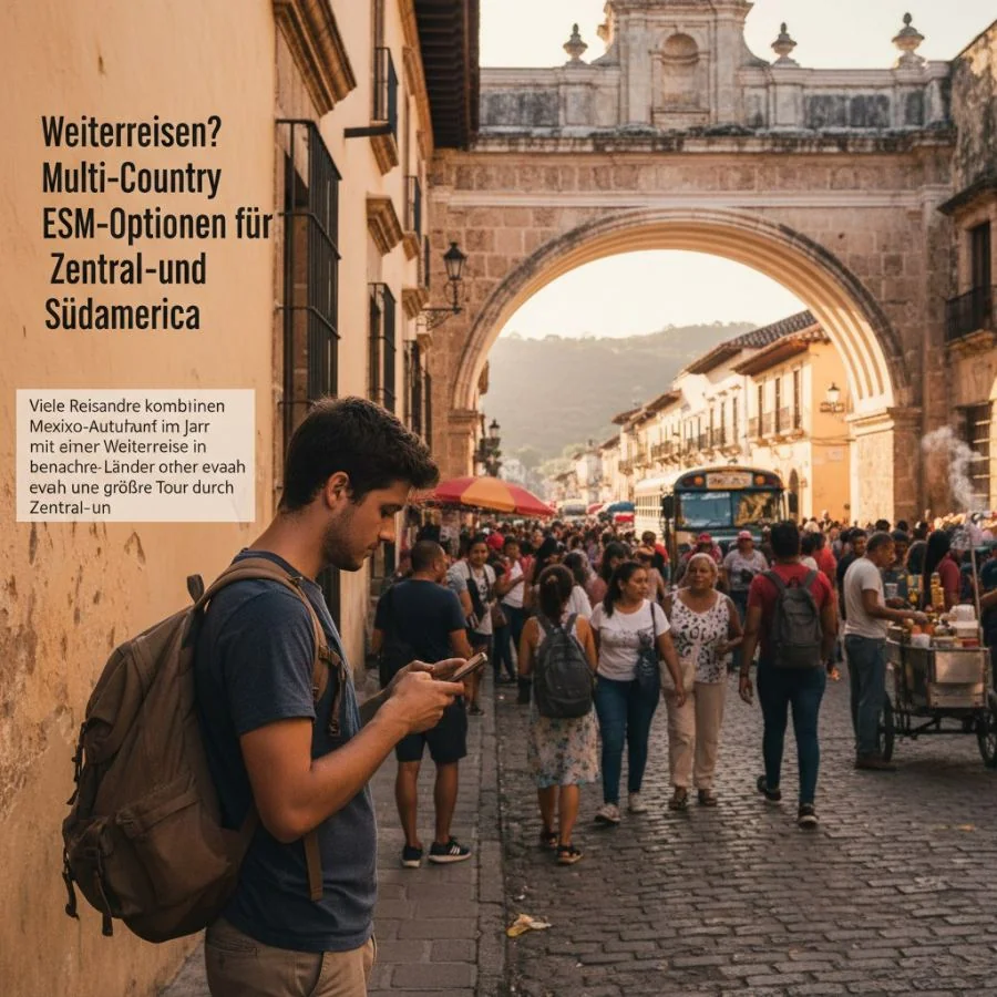 Weiterreisen? Multi-Country eSIM-Optionen für Zentral- und Südamerika - Cellesim eSIM