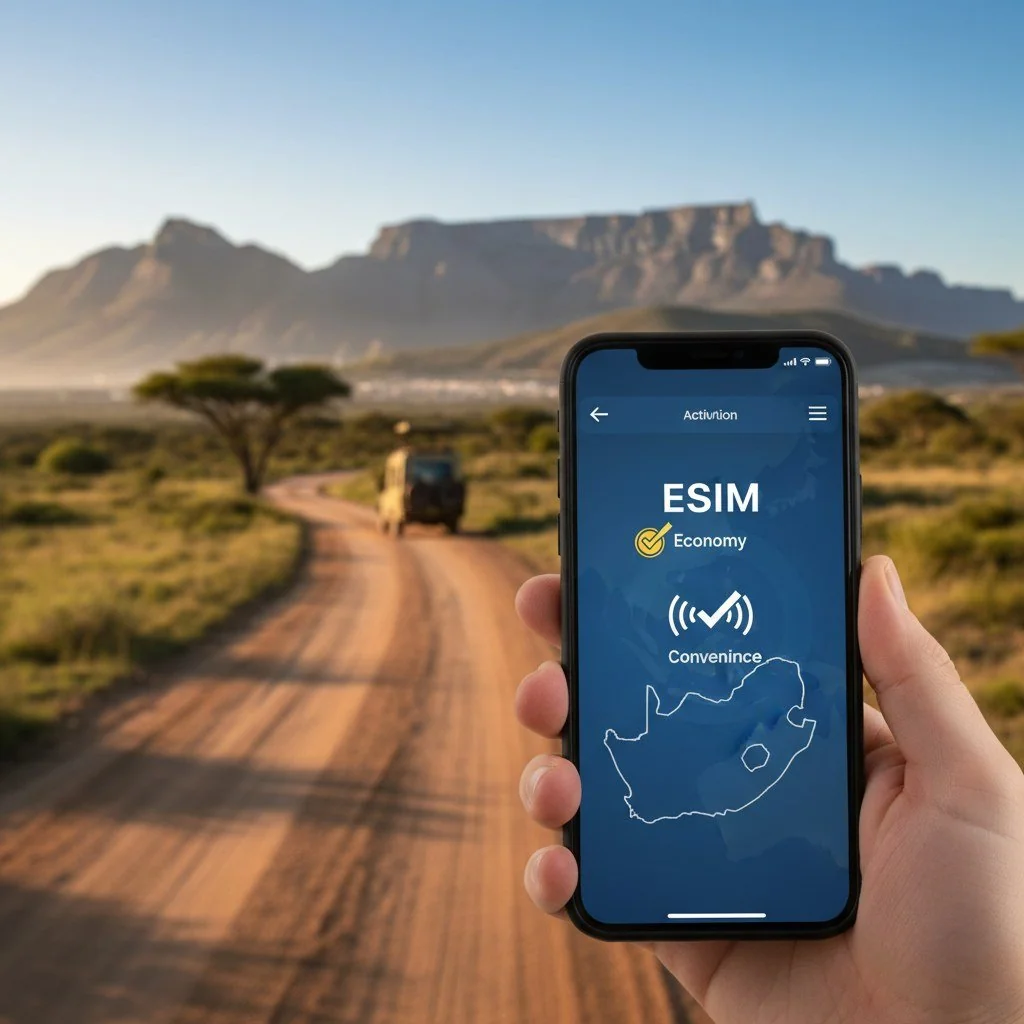 Roaming na África do Sul vs. eSIM: Economia e Conveniência em 2026 - Cellesim eSIM