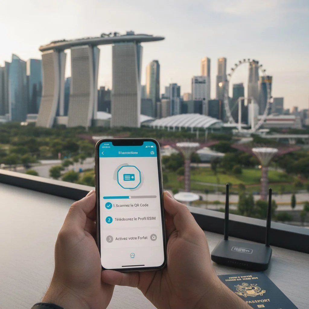 Activer Votre eSIM Cellesim pour Singapour : Guide Étape par Étape 2026 - Cellesim eSIM
