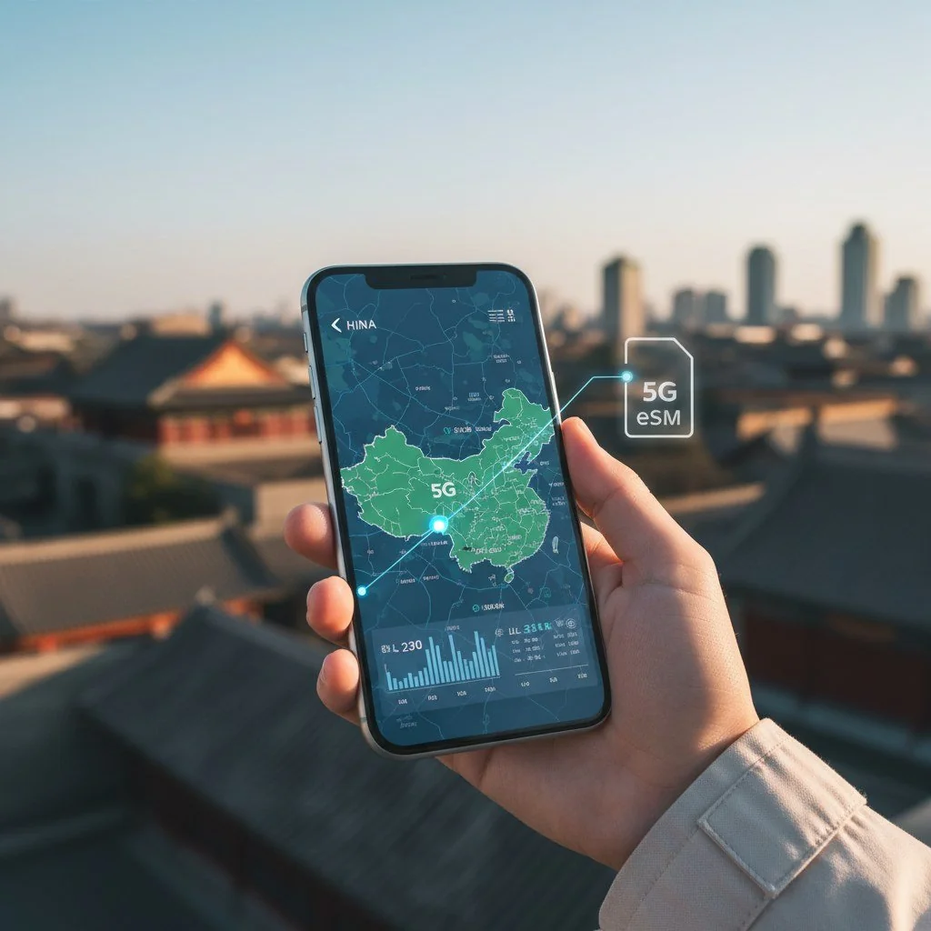 Couverture Réseau et Vitesse de l'eSIM Cellesim en Chine - Cellesim eSIM