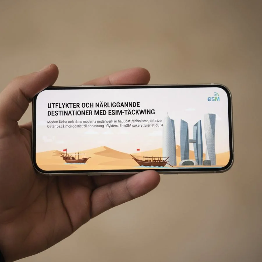 Utflykter och närliggande destinationer med eSIM-täckning - Cellesim eSIM