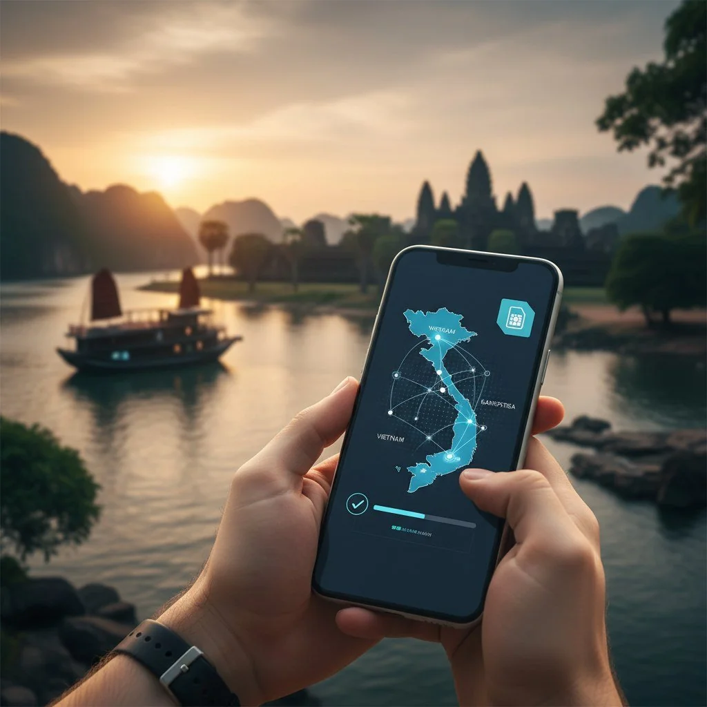 Vietnam, Kamboçya ve Laos İçin Bölgesel eSIM - Cellesim eSIM