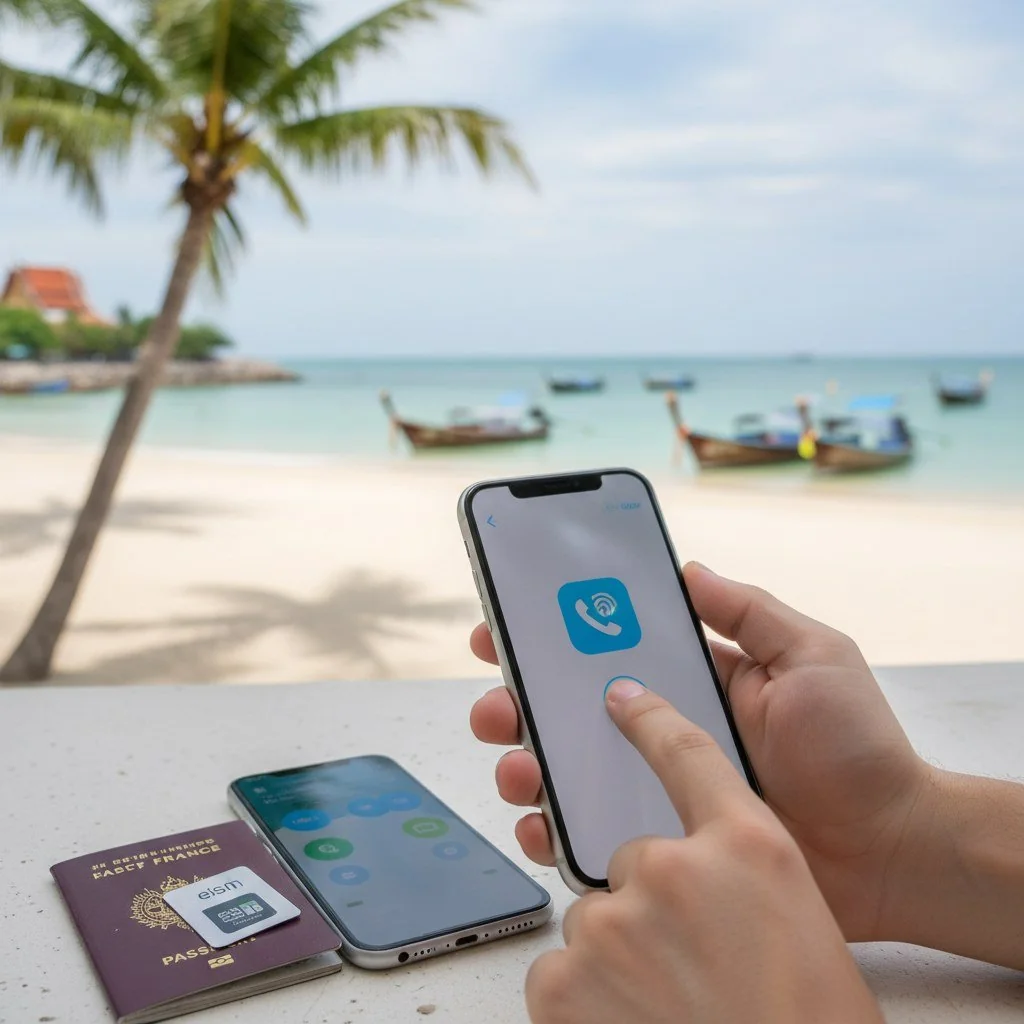 Gestion de Votre Numéro Français et Appels VoIP en Thaïlande - Cellesim eSIM