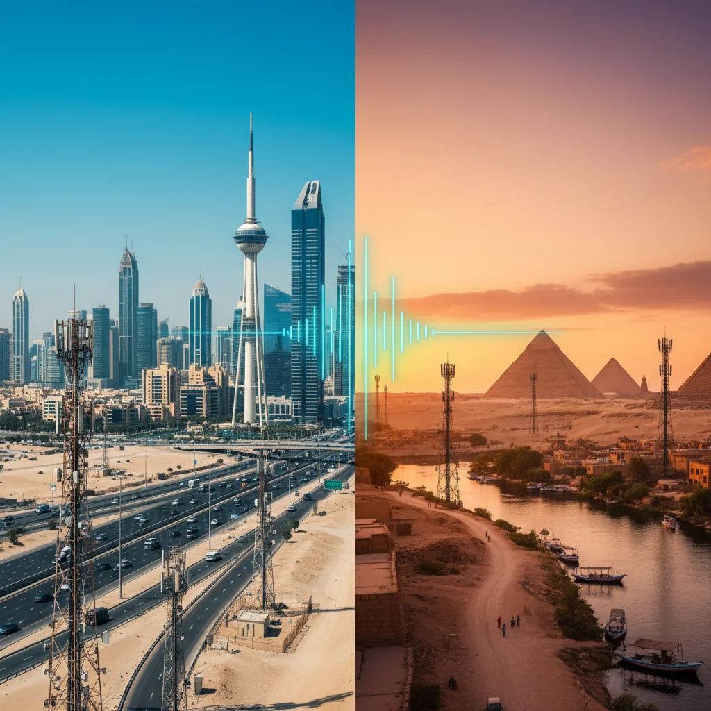 Network Coverage: What to Expect in the UAE and Egypt - Cellesim eSIM