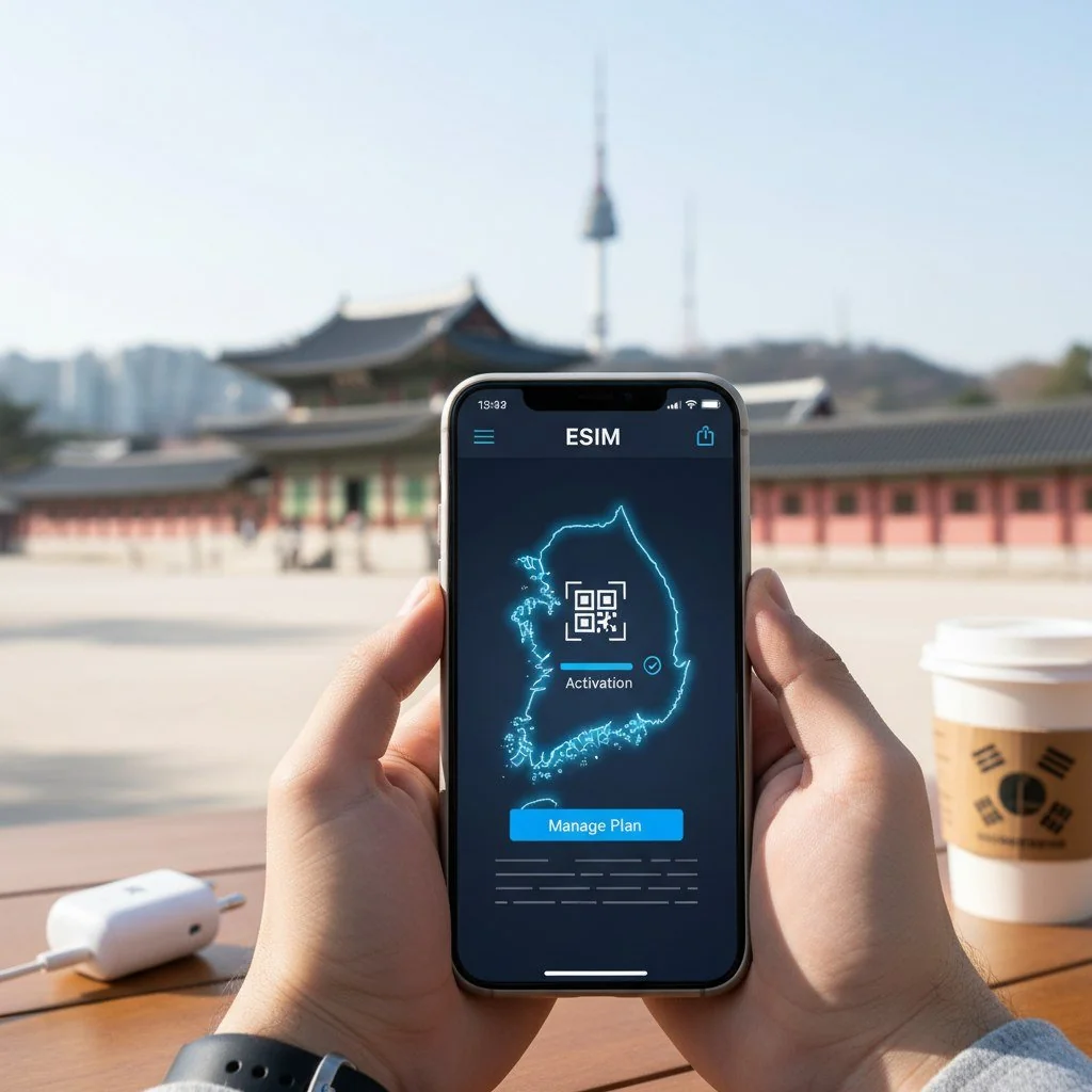 Facilité d'Activation et de Gestion : eSIM pour la Corée du Sud - Cellesim eSIM