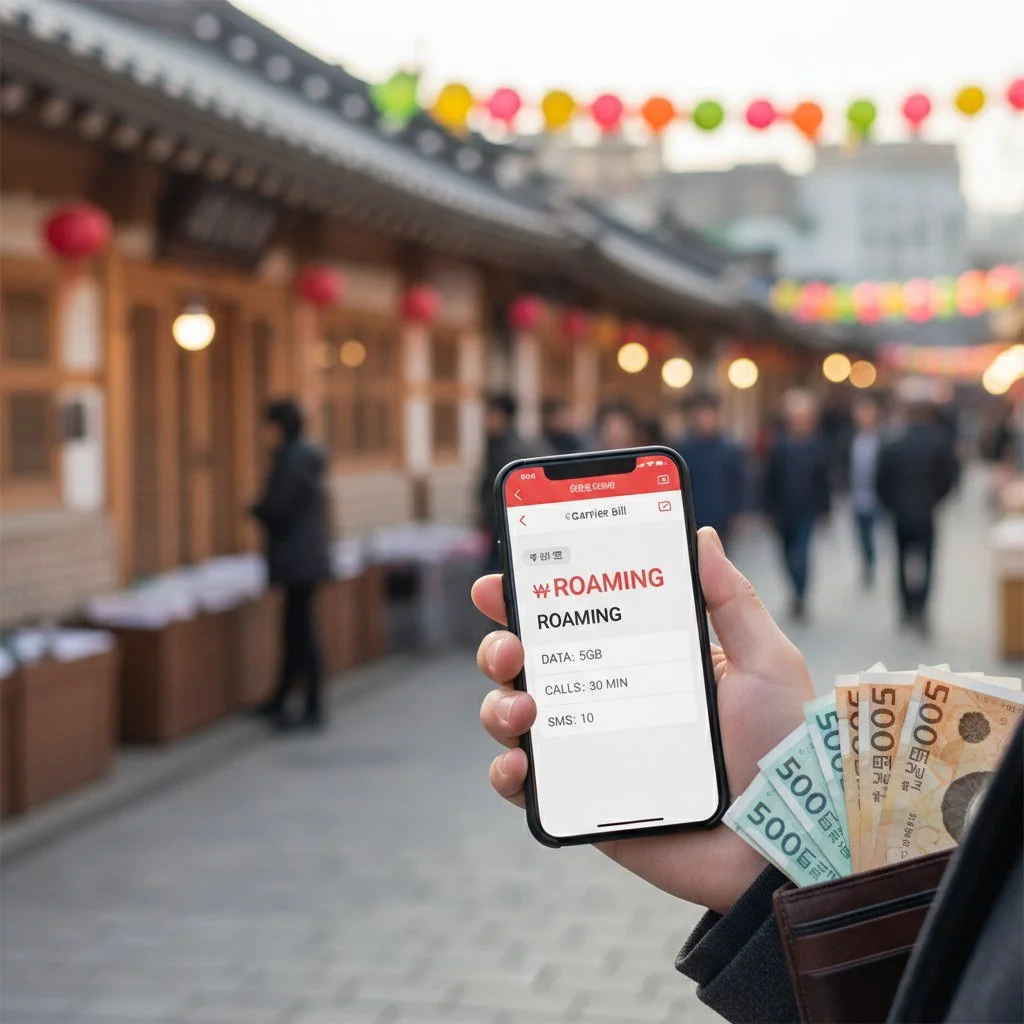 Le Roaming Traditionnel en Corée du Sud en 2026 : Une Option Coûteuse - Cellesim eSIM