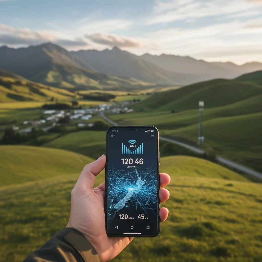 Netzabdeckung und Geschwindigkeit in Neuseeland 2026: Was Sie erwarten können - Cellesim eSIM