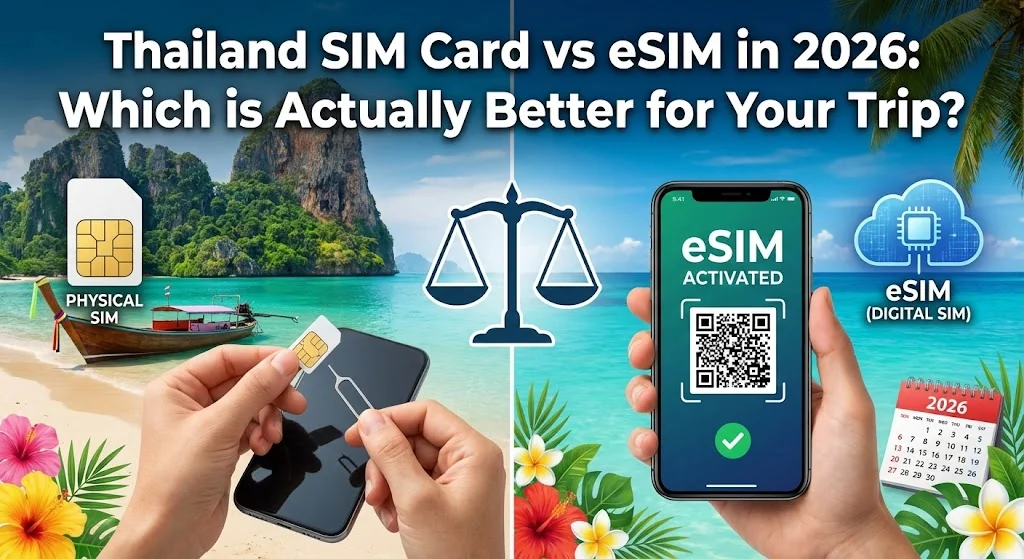Thailand SIM Card vs eSIM 2026: The Ultimate Guide