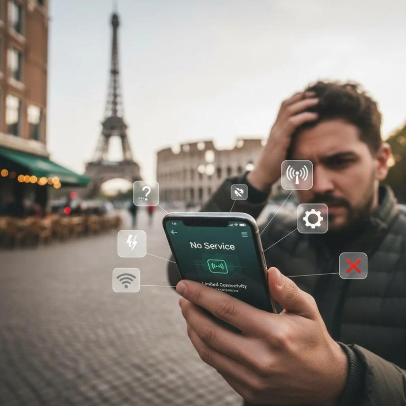 Understanding Common eSIM Connectivity Challenges in Europe 2026 - Cellesim eSIM